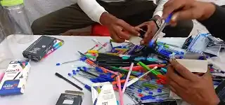pencil packing job